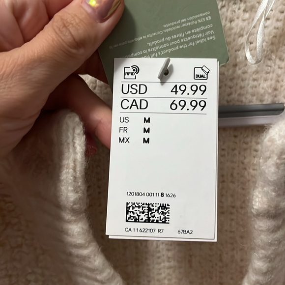 H & M SWEATER CARDIGAN SIZE M NWT - Picture 6 of 6